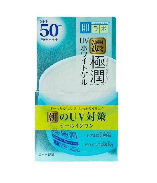 Kem dưỡng ẩm chống nắng ban ngày Hada Labo Koi-Gokujyun UV White Gel SPF50+ PA++++