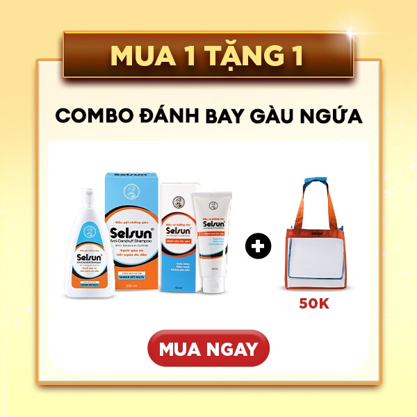 Mua 1 tặng 1 - sạch gàu dai dẳng an toàn dịu nhẹ